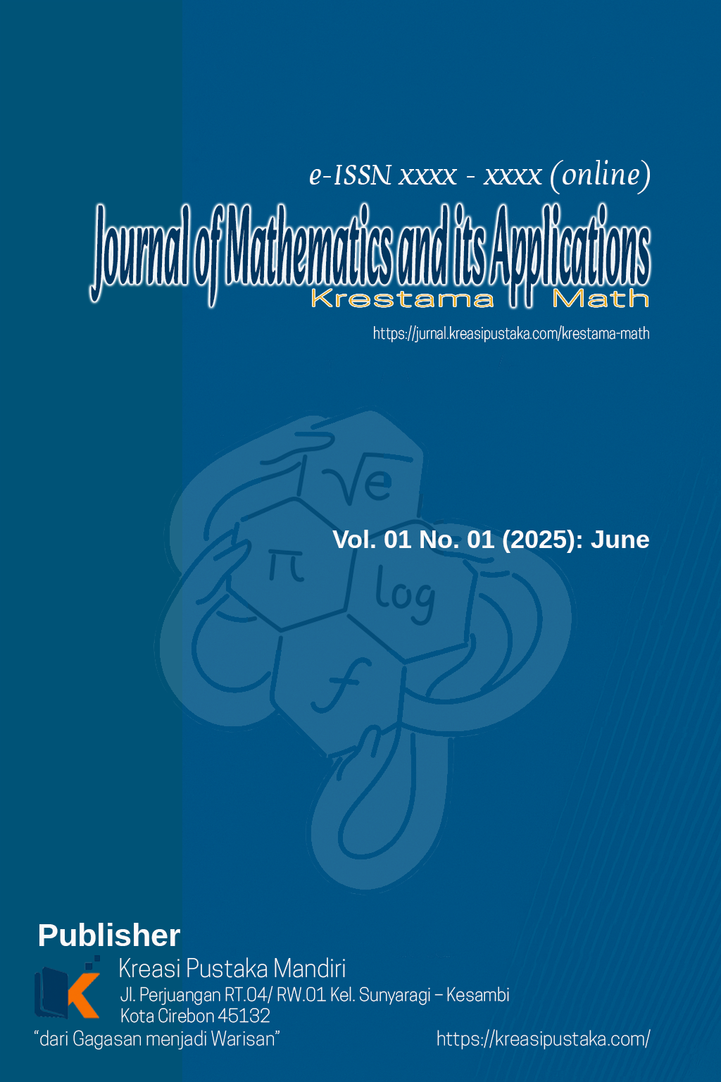 Cover Volume 1 Number 1