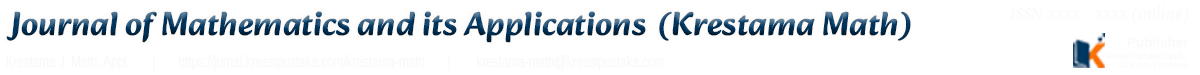 Journal of Mathematics and its Applications (Krestama Math)